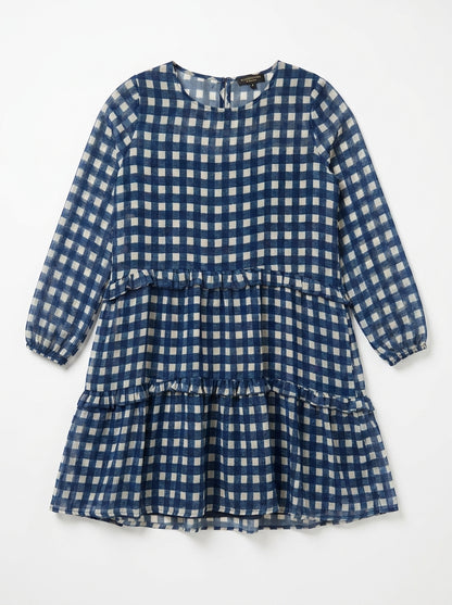 robe a carreaux taille s buissonnière seconde main femme