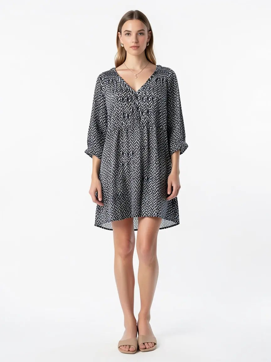 Robe à motif taille 1/S Ba&sh seconde main femme