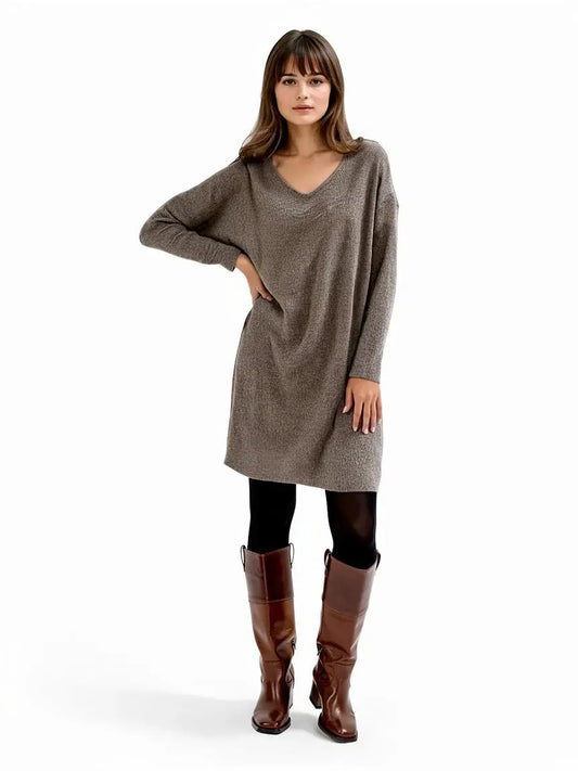 Robe beige taille 2/M seconde main femme