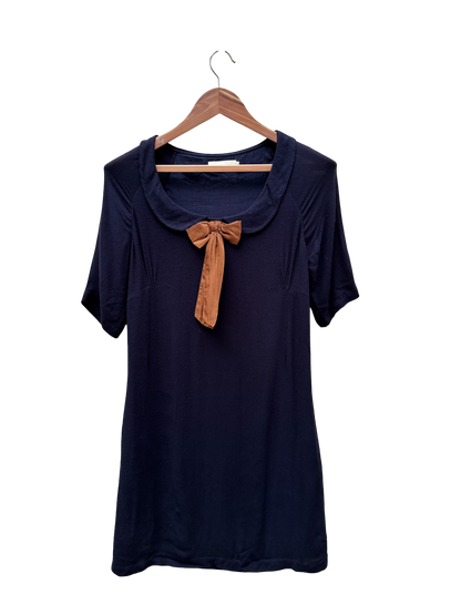 robe bleu marine taille s indie and cold seconde main femme
