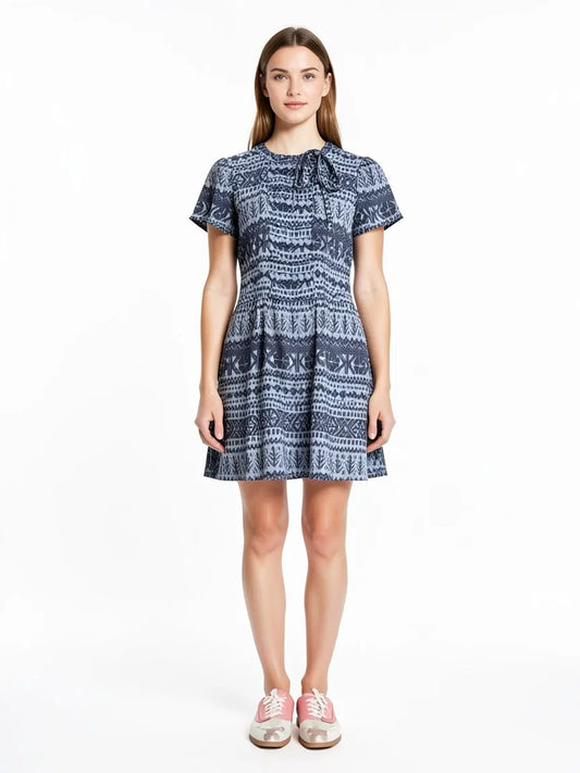 Robe bleue taille 34 Mer du Nord seconde main femme