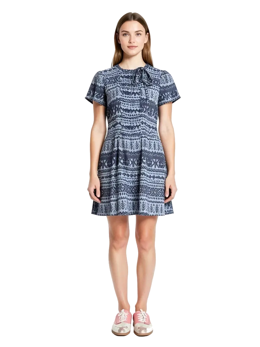 robe bleue taille 34 mer du nord seconde main femme
