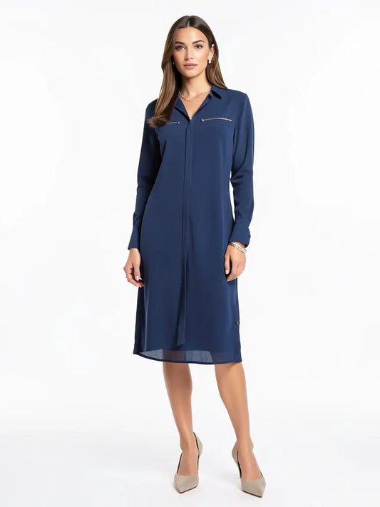 Robe chemise bleue taille S G-star seconde main femme 