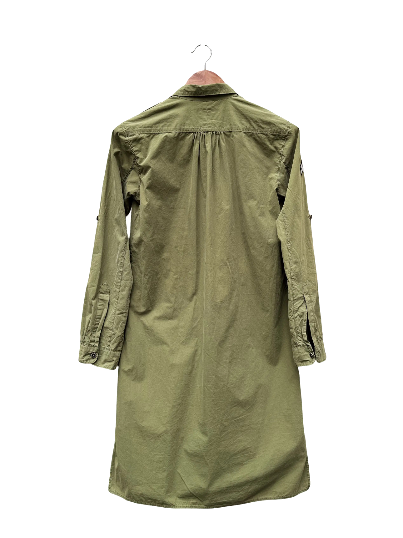 robe kaki taille 2 m coclo custom seconde main femme