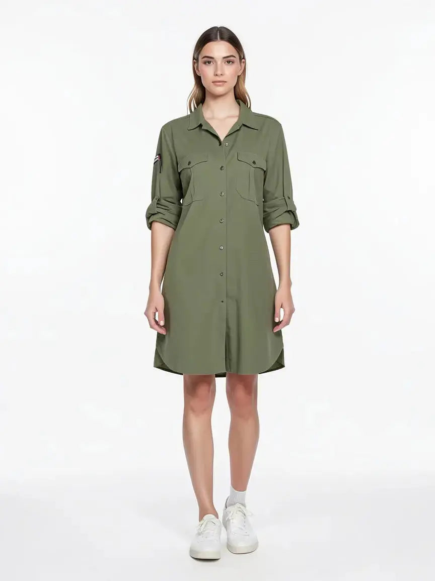 Robe kaki taille 2/M seconde main femme