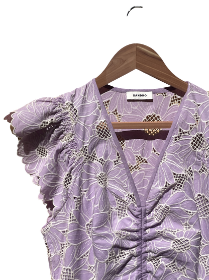 Robe lilas taille 36 Sandro seconde main femme