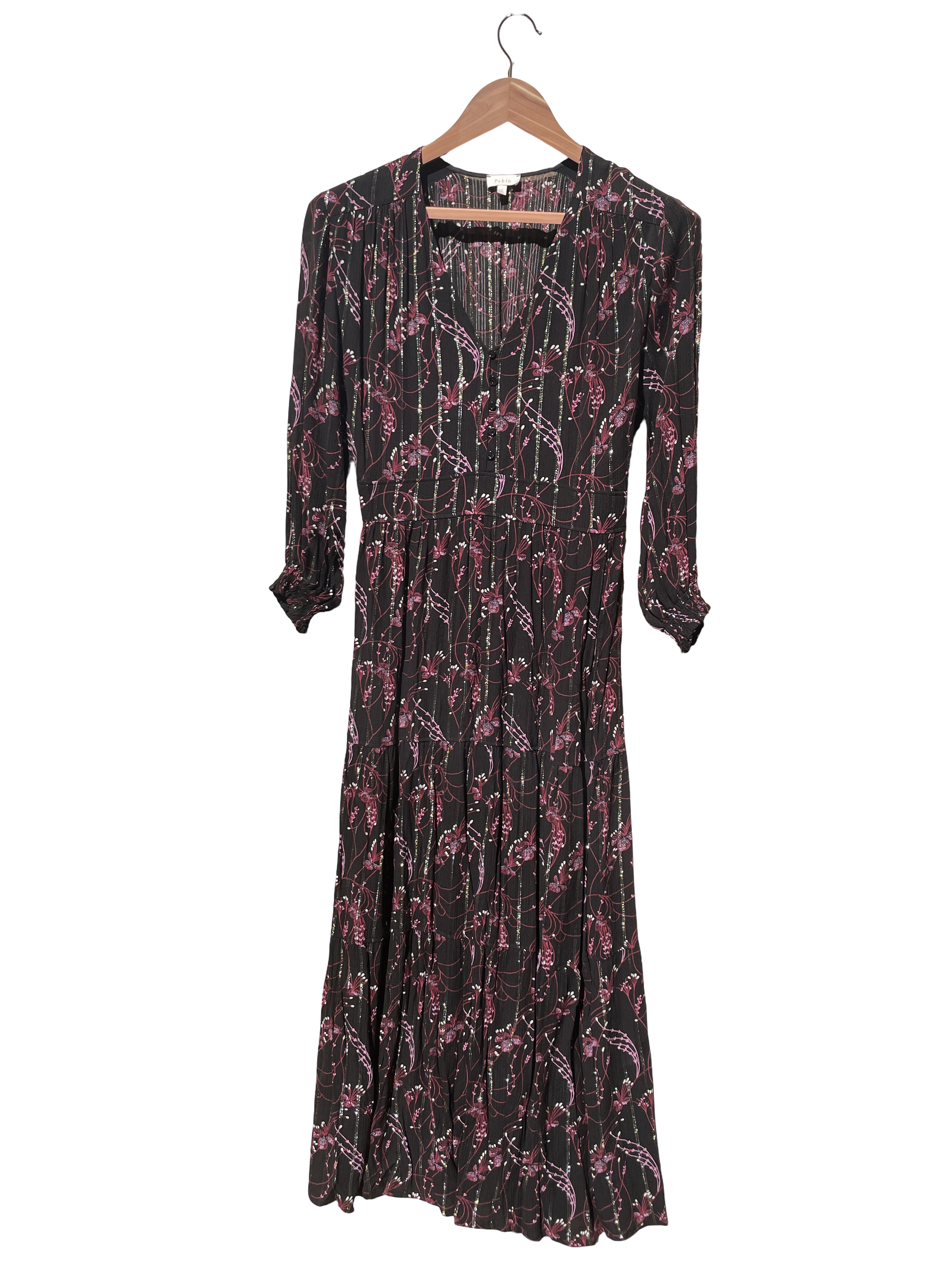 robe longue taille 1 s pablo seconde main femme