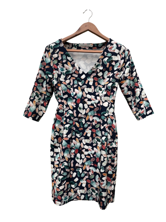 Robe multicolore taille S Nathalie Vleeschouwer seconde main femme