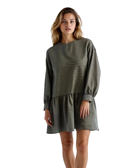 Robe noire et grise taille XS Janne Mill seconde main femme