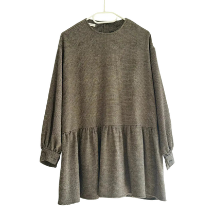 robe noire et grise taille xs janne mill seconde main femme