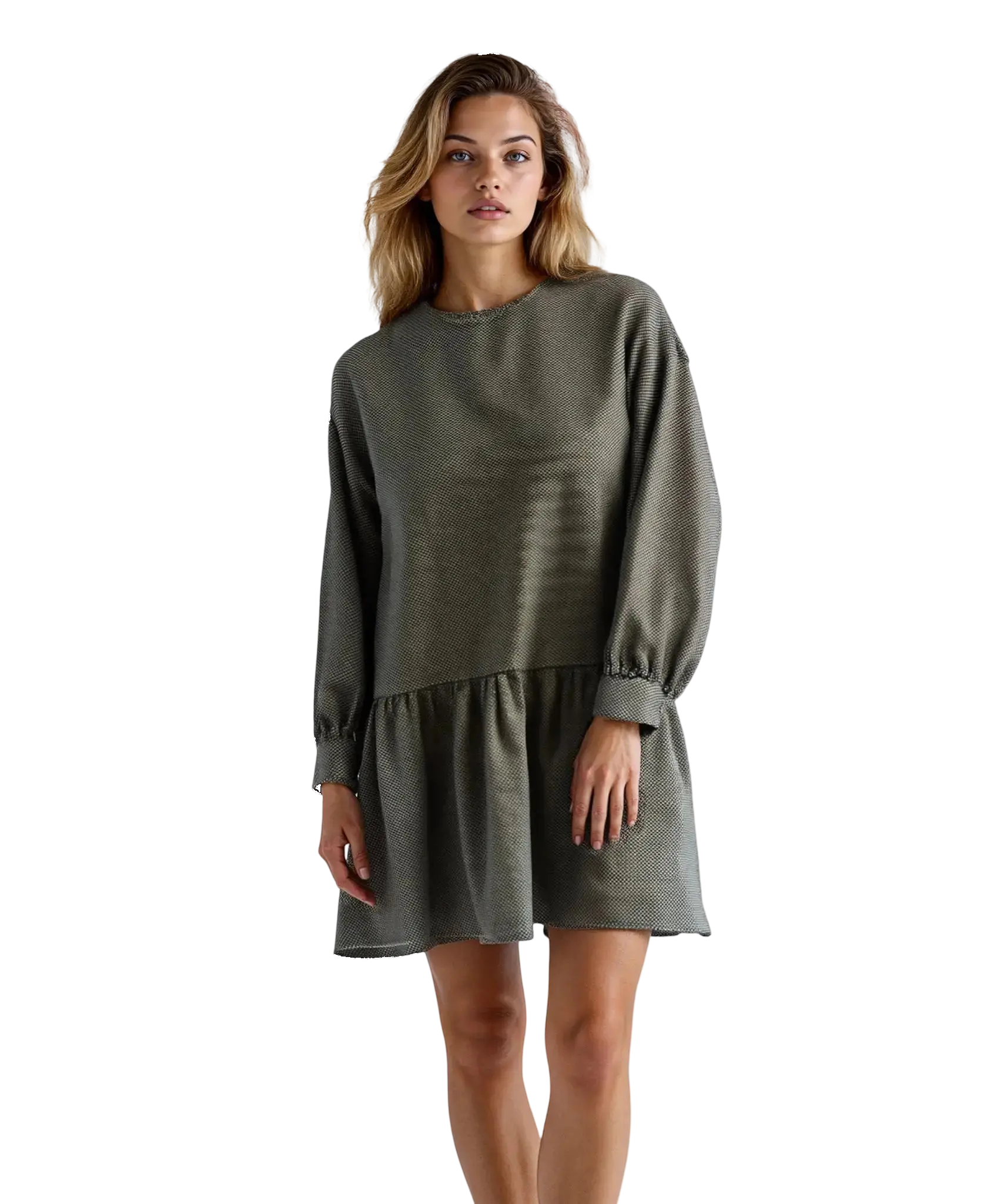 robe noire et grise taille xs janne mill seconde main femme