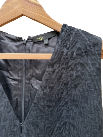 robe noire taille 1 s maje seconde main femme