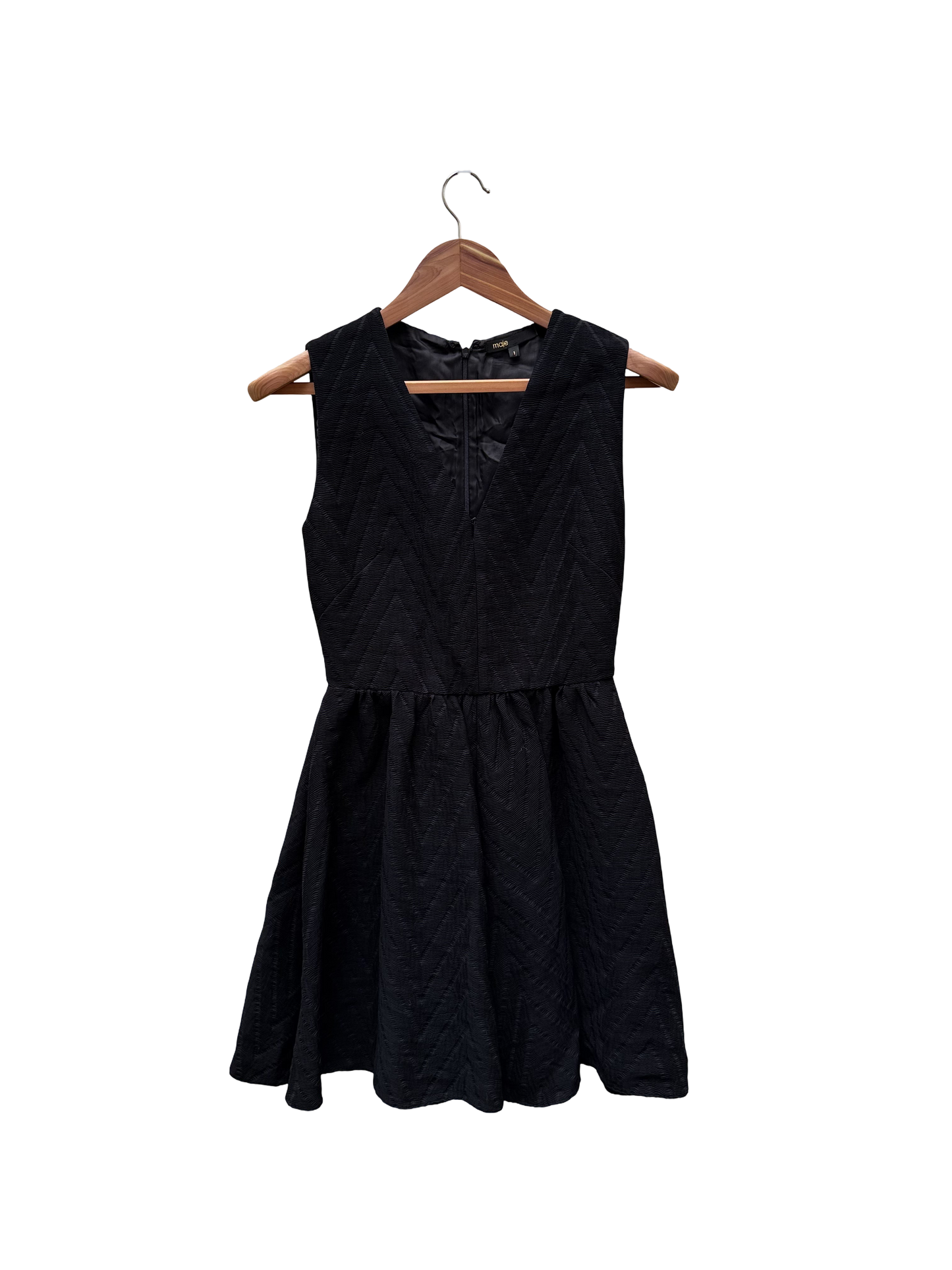 robe noire taille 1 s maje seconde main femme