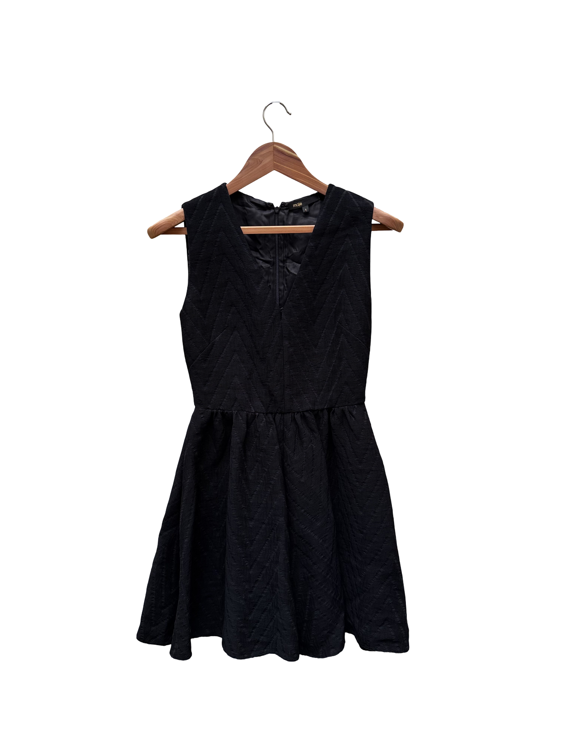 robe noire taille 1 s maje seconde main femme