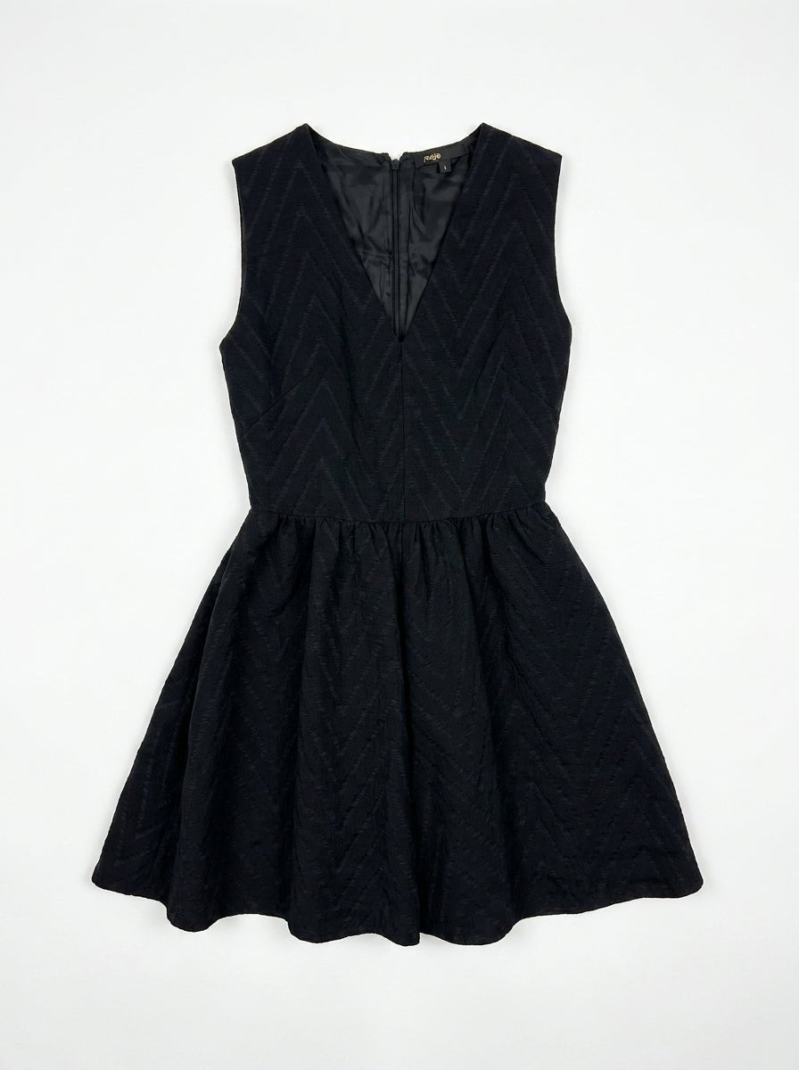 robe noire taille 1 s maje seconde main femme