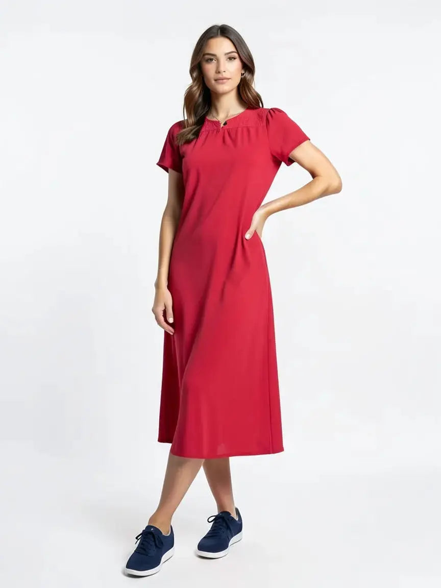 Robe rouge taille 2/M seconde main femme