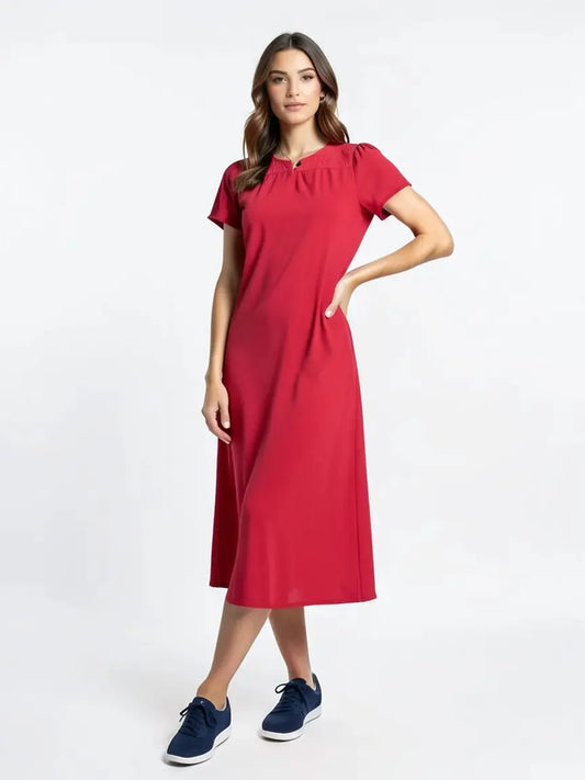 Robe rouge taille 2/M seconde main femme