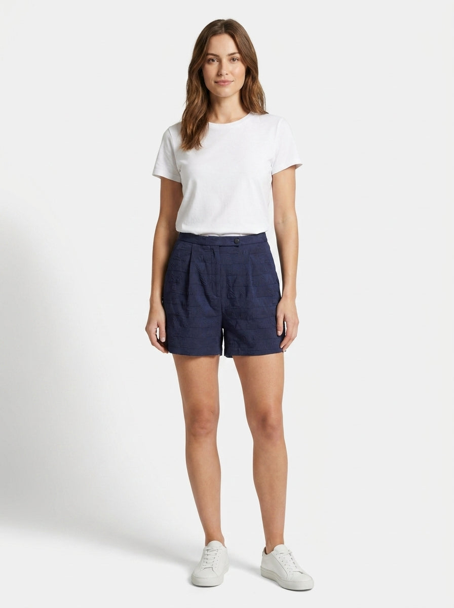 short bleu icode taille s seconde main femme