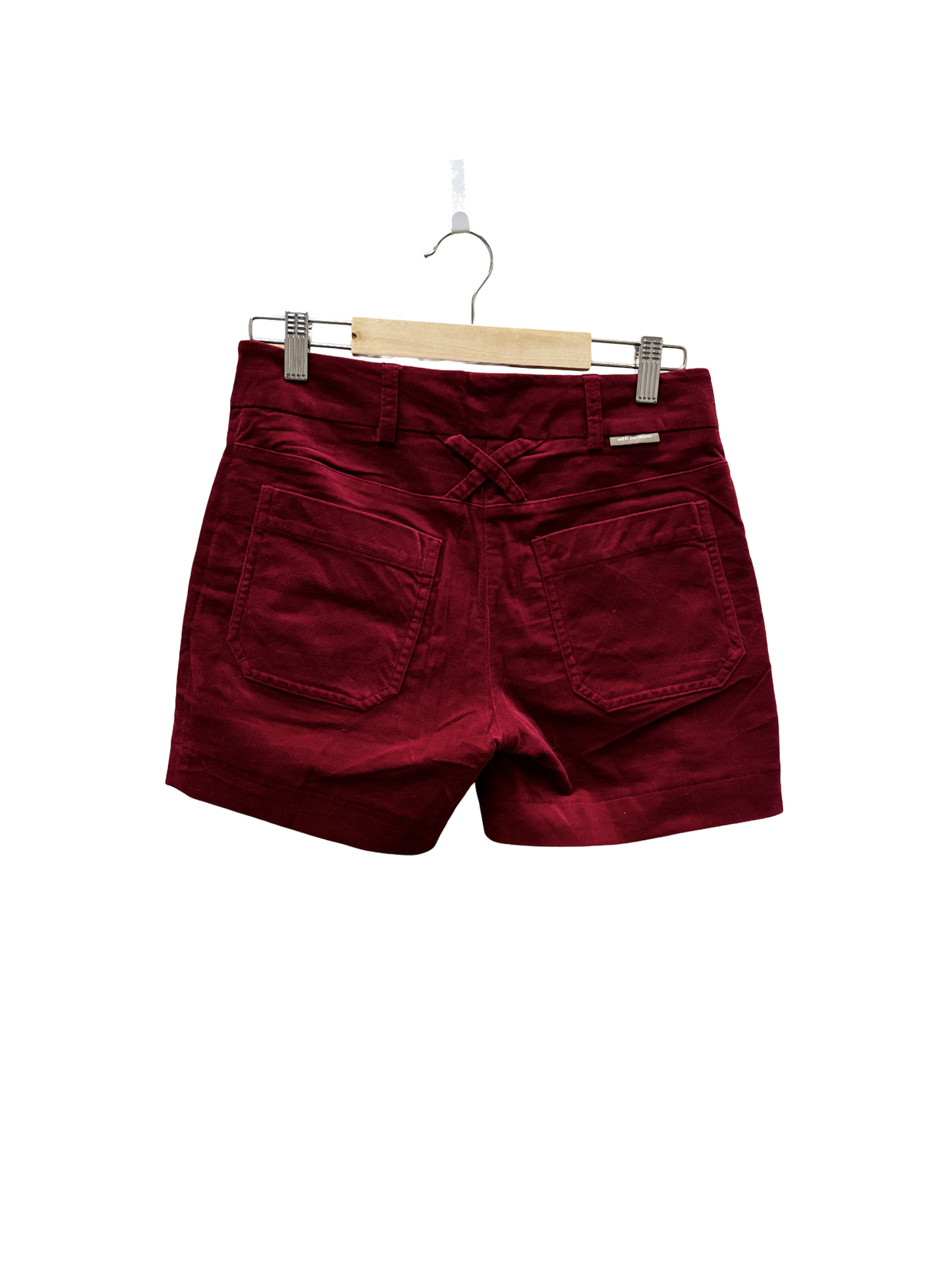 short rouge taille 36 coclo custom seconde main femme