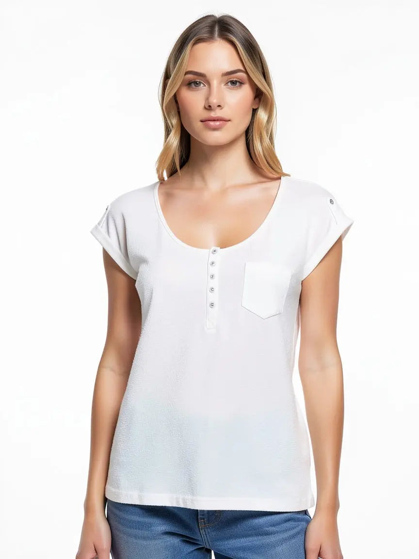 T-shirt blanc taille M Esprit seconde main femme