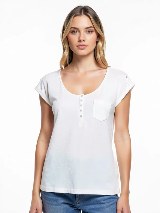 T-shirt blanc taille M Esprit seconde main femme