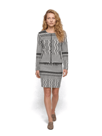 Tailleur Jupe noir et blanc taille 38 Dona Dura Seconde main CoClo Femmes