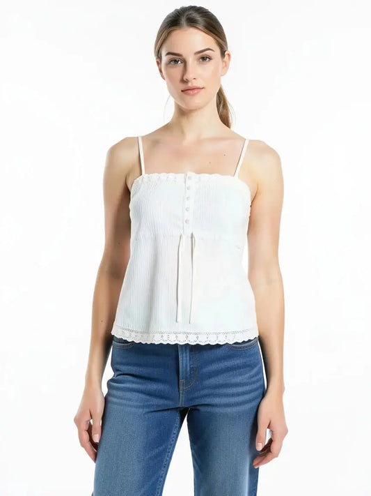 Top blanc taille 36 seconde main femme