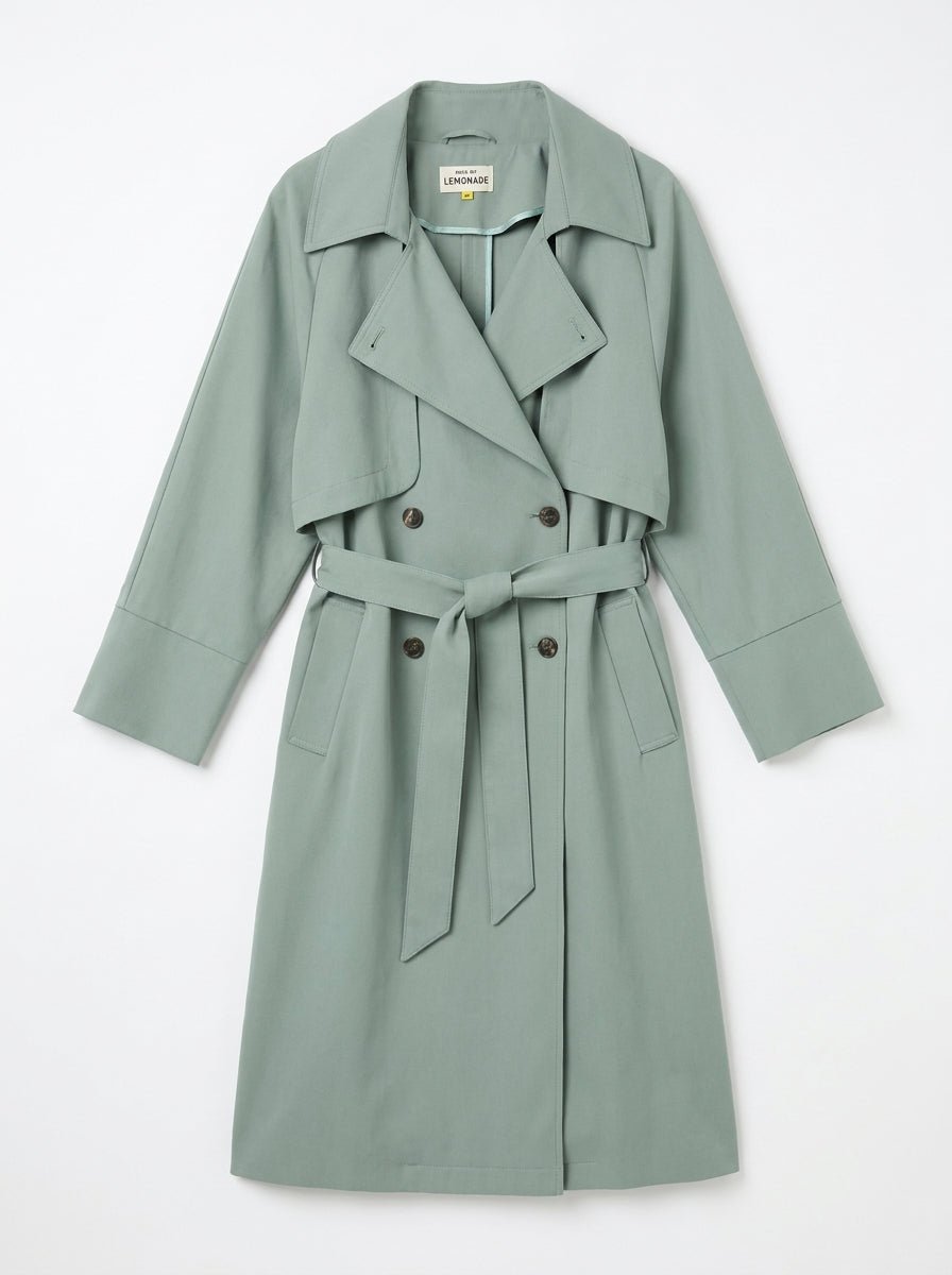 trench bleu taille 38 make my lemonage Seconde main CoClo femmes