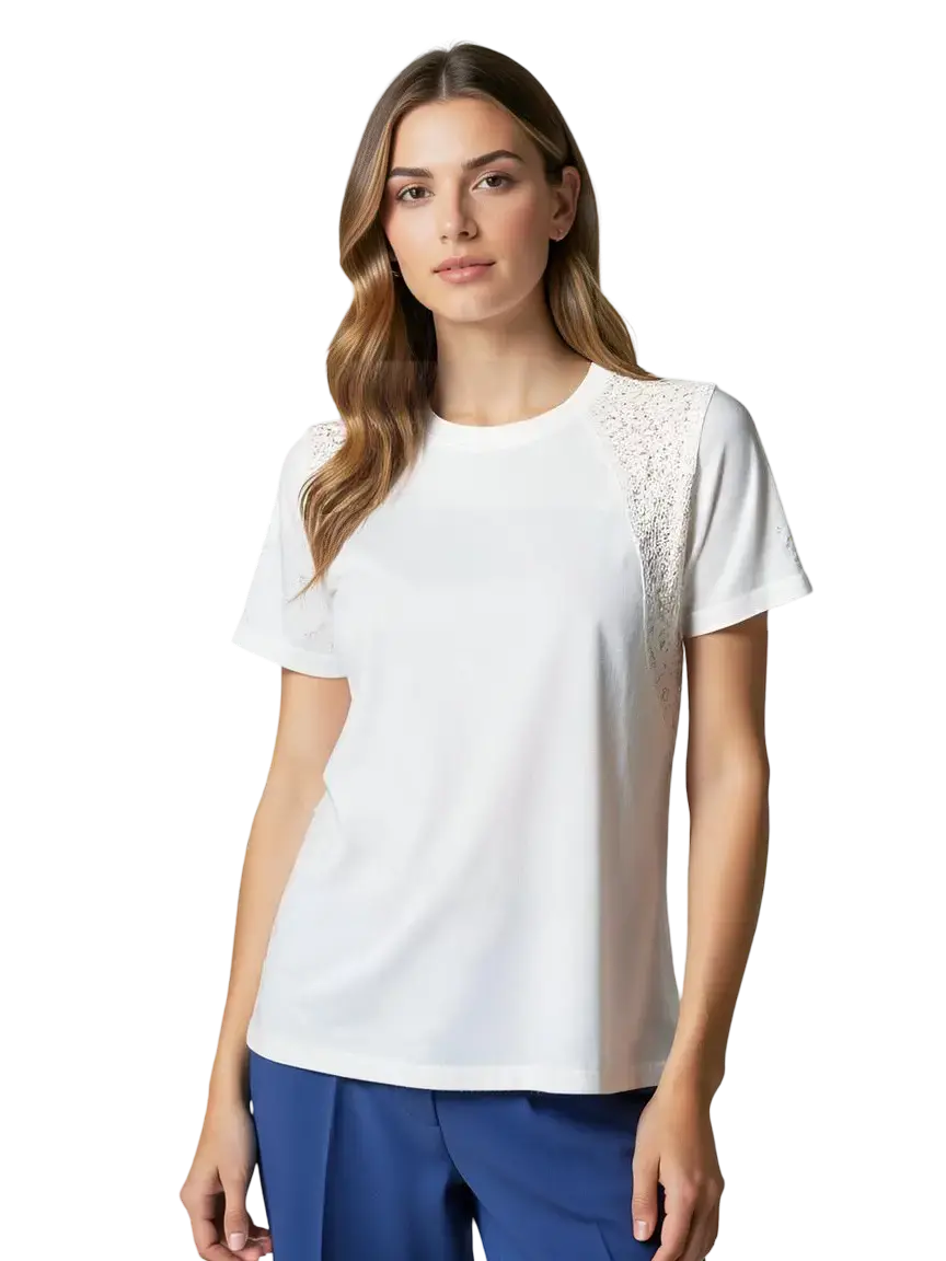 T-shirt blanc Taille L seconde main femme