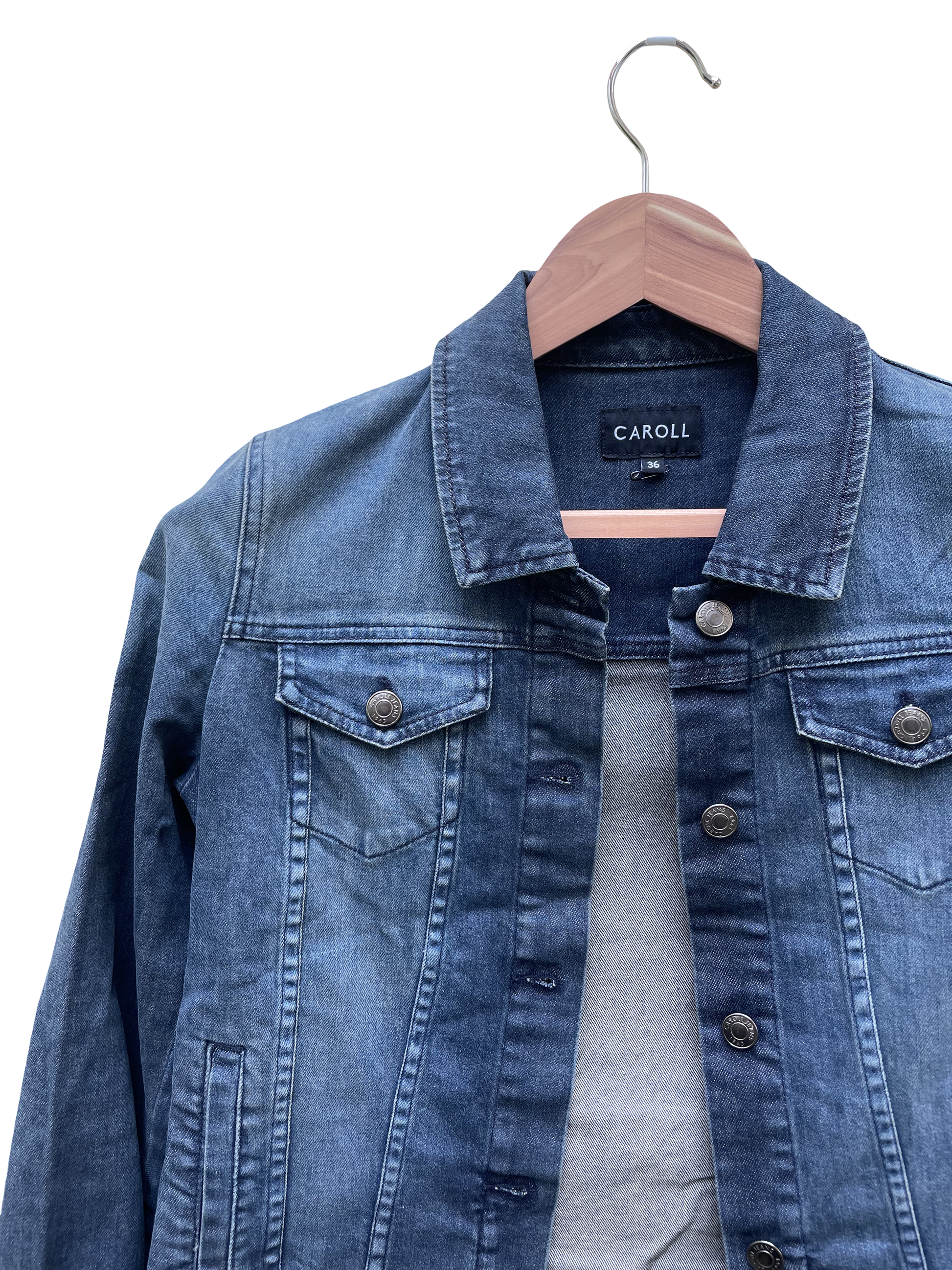 veste en jean taille 36 caroll seconde main femme