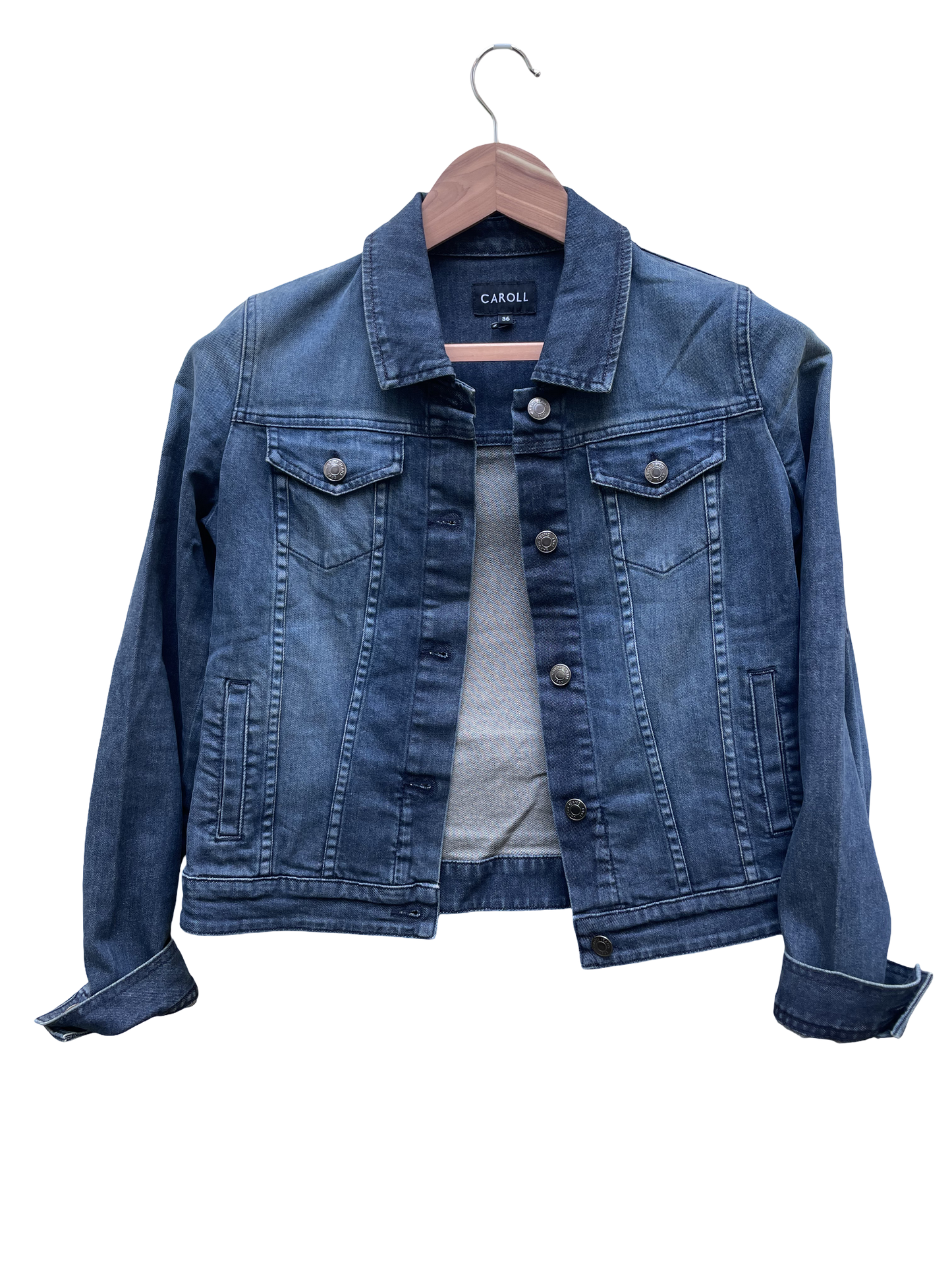 veste en jean taille 36 caroll seconde main femme