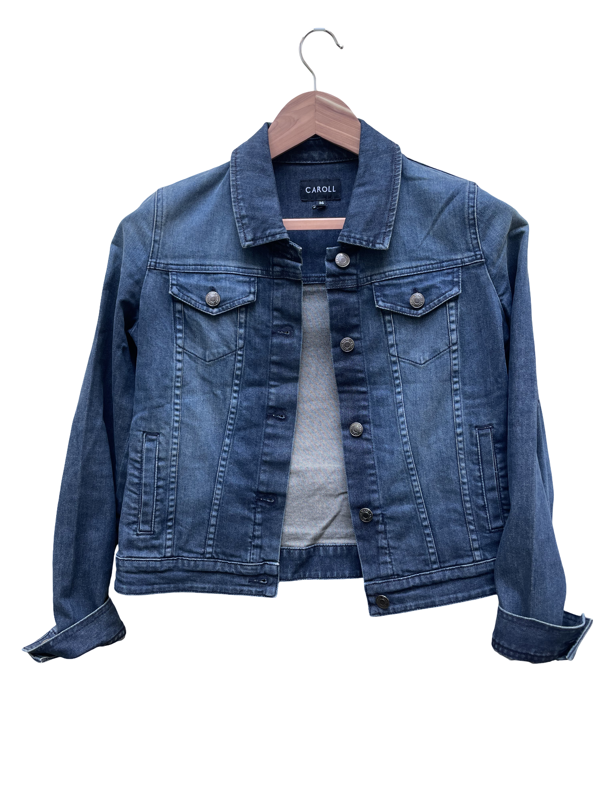 veste en jean taille 36 caroll seconde main femme