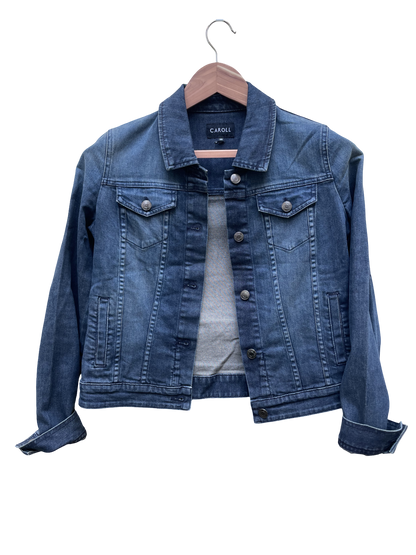 veste en jean taille 36 caroll seconde main femme