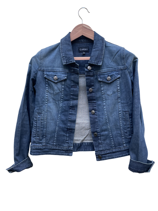 veste en jean taille 36 caroll seconde main femme