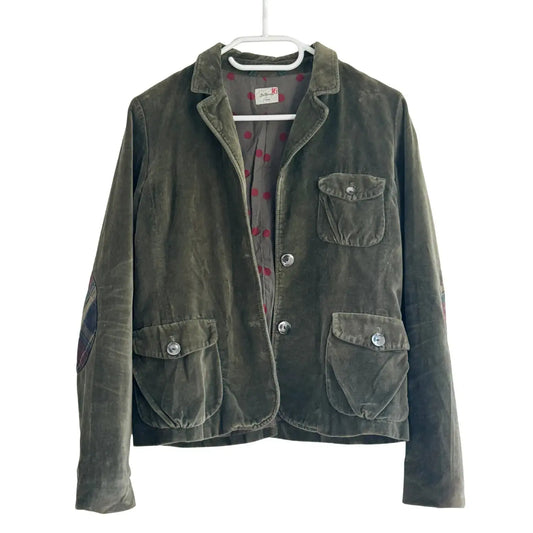 Blazer kaki - Taille 16/XS Bellerose seconde main femme