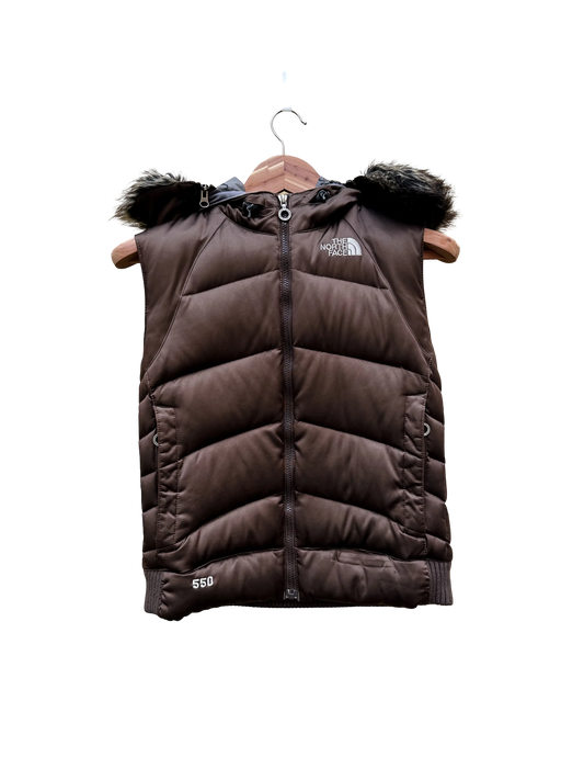 Veste sans manche marron Taille M the North Face seconde main femme 
